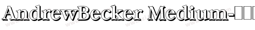 AndrewBecker Medium字体转换